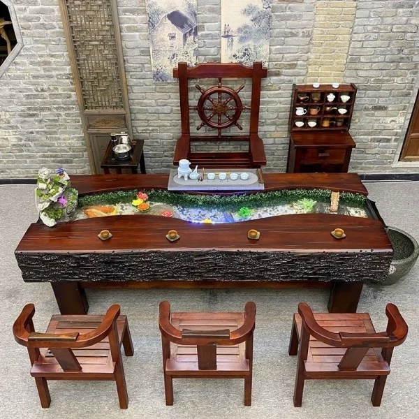 一體禪意流水組合茶台：圖片 2