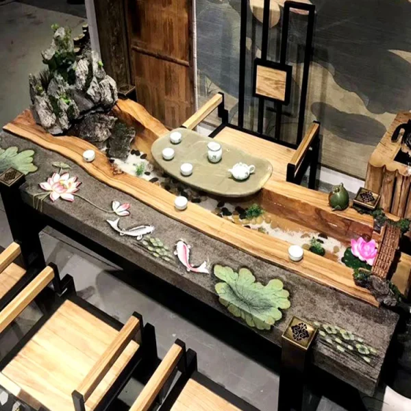 原生態老香樟木流水