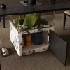 現代簡約穿衣綠植觀景茶台：圖片 2