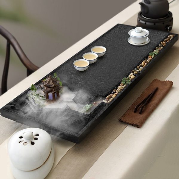 霧化流水茶台現代