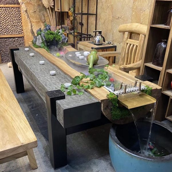 超重工種植流水養魚茶台