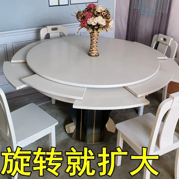 可變大旋轉大圓桌