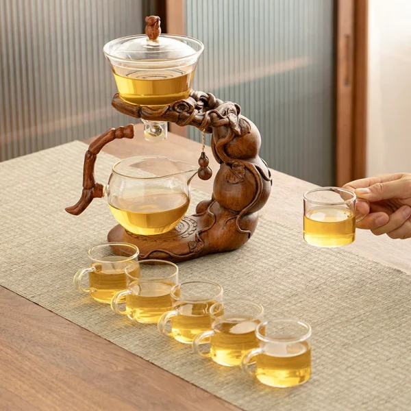 葫蘆玻璃全自動茶具