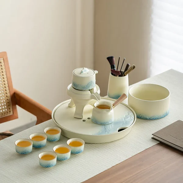 千裡江山茶具整套