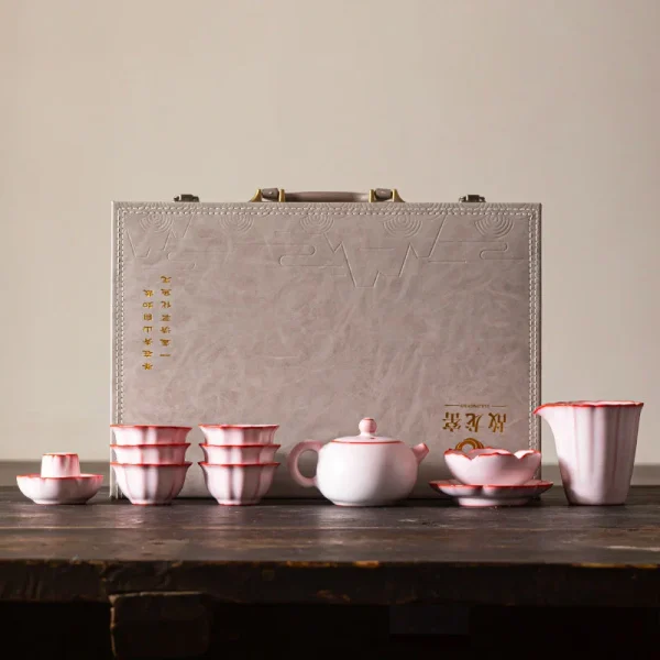 粉豬油陶瓷茶具：圖片 2