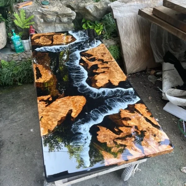 大板河流樹脂