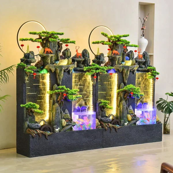 水幕墻流水屏風