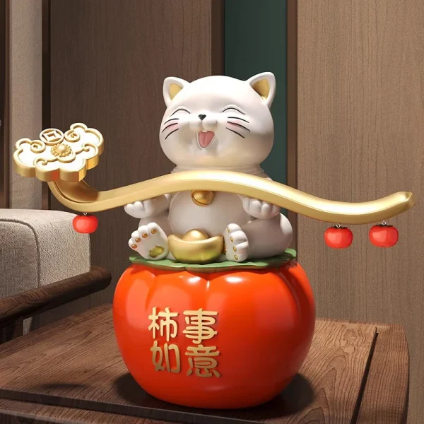 招財貓柿事如意