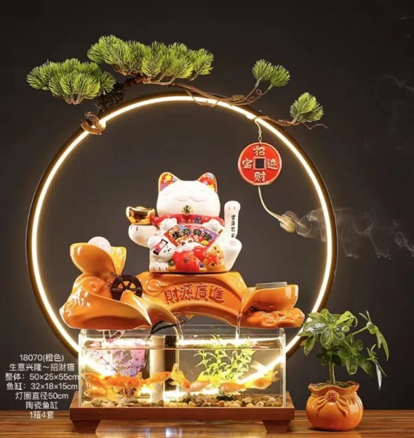 生意興隆招財貓（橙）